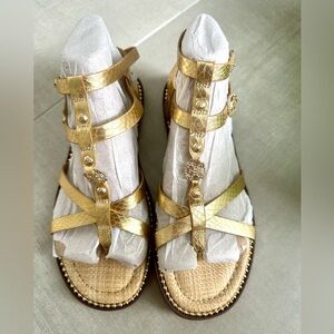 Tayla gold Sam Edelman sandals
